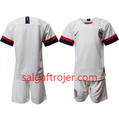 USA Fodboldtrøjer Børn Hjemmebanesæt 2019 Kort ærmer USA Fodboldtrøjer Børn Hjemmebanesæt 2019 Kort ærmer